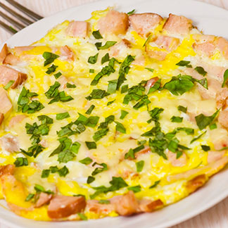 80c. Chicken Omelette